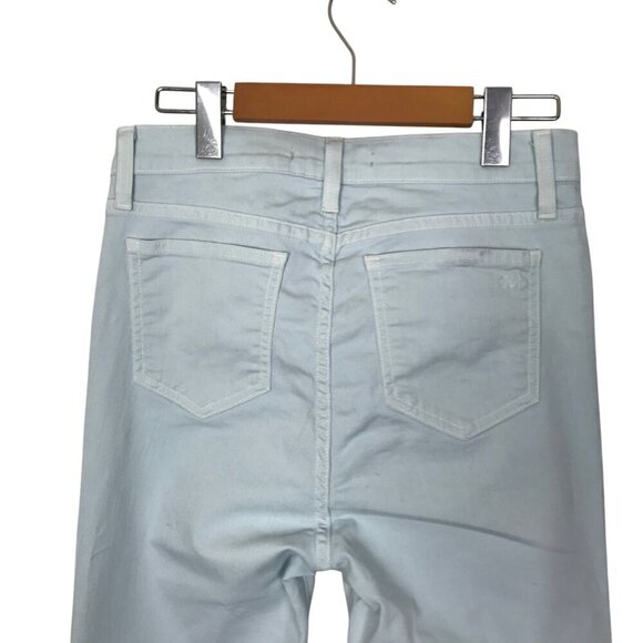 Rebecca Minkoff Sunset Flare High Rise Light Wash Slightly Distressed Size 27 - Picture 6 of 8